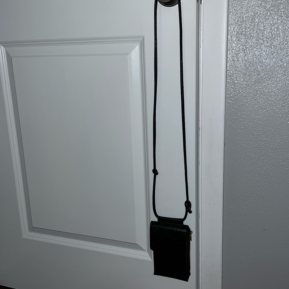 Black phone wallet